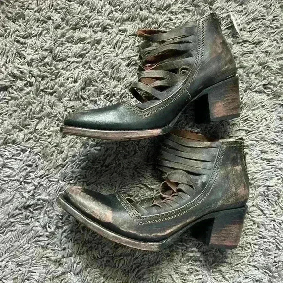 Freebird Sabra Brown Distressed Leather Boot Size 11 - Picture 12 of 12